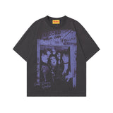 2025 WT385 2025n Street Tide 2025 Summer Couple Color Trend Figure Shadow Design Men's Loose Short Sleeve T-Shirt