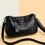 GREATNFB New Women's Bag Fashion All-Matching Large Capacity Shoulder Bag Women's Casual Crossbody Middle-Aged Women's Bag Mother Bag