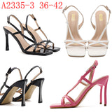 Summer  New Fashion Stiletto Heel Sandals T Buckle Versatile Party Sexy Stiletto Heel Women's High Heels