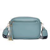 GREATNFB 2025versatile ins niche bag popular summer female oblique straddle mobile phone bag Popular style solid color New fringed bag