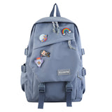 INS Good-looking Schoolbag Female Student Korean Style Antique Junior High School Student High School Student Large Capacity Campus Backpack Backpack