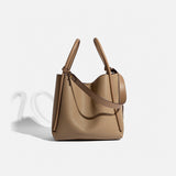 2025 Hot trade women's bags, high-end sense, large-capacity tote bags, women's bucket bags, soft leather fashion splicing handbags, armpit bags