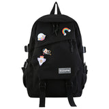 INS Good-looking Schoolbag Female Student Korean Style Antique Junior High School Student High School Student Large Capacity Campus Backpack Backpack