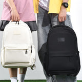 New Student Backpack Junior High School Large Capacity Korean Style Schoolbag Fashion Trendy Couples Backpack