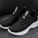 Casual Sneaker Women's Summer New Hollow Mesh Flat Female Student Travel Running Shoes Mesh Surface Shoes Female