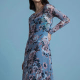 GREATNFB 2025 AC457   New  Hot Trade Popular and  popular New Floral Waist A-word Dress