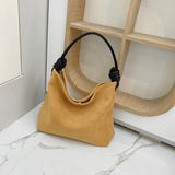 2025 Cross-border Popular trade women's bag popular new soft leather underarm bag high-end sense simple and versatile shoulder bag large-capacity bag