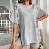 GREATNFB 2025 popular new New  simple casual loungewear set, comfortable and breathable in summer, cool two-piece set for women