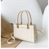 GREATNFB 2025 women's bag new fashion New women's bag handbag texture small square bag simple chain crossbody women's shoulder