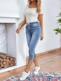 greatnfb Exclusive for Cross-Border  Independent Station HOTan and NEWn Women's Clothing Jeans Elastic Waistband Lace-up Stretch Jeans Women's Hot Pants