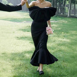 2025 Photo studio photo theme clothing  high-end black tube top light wedding dress  new dress fishtail dress spring