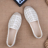 Linen Women's Shoes Fisherman Shoes Women's Summer Soft-Soled Canvas Shoes Old Beijing Leisure Cloth Shoes Women's Slip-on Pumps