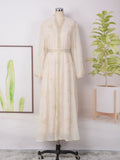 MT140 Popular trade Middle East New jalabiya Dubai new embroidered robe Lent Muslim women's dress