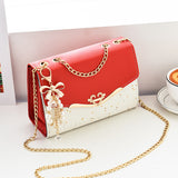 GREATBFB Women's Bag New Women's Bag Shoulder Messenger Bag Sequined Fashion Bag Korean Style Women's Shoulder Bag Mobile Phone Bag Coin Purse Fashion