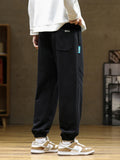 greatnfb  Spring Autumn Men's Baggy Sweatpants Colorfull Drawstring Cotton Trainning Jogger Pants