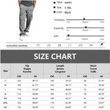 Mens Sweatpants Straight Fit Joggers for Sports and Streetwear Loose Oversized Drawstring Long Pants Men Multi-pocket Pants