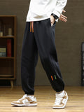 greatnfb  Spring Autumn Men's Baggy Sweatpants Colorfull Drawstring Cotton Trainning Jogger Pants