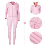 Women Thick Fleece 3 Piece Set Sweatpants & Vest & Hoodies Jackets Set Fall Winter Jogger Luxury Outfit Sweatsuit Tracksuits