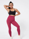 Hollow Out Sexy Gym  Leggings Of Women Skinny Stretch High Waist Autumn Pants