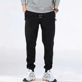 greatnfb Winter Men's Cotton Tight Track Pants Fleece-Lined Thick Lambskin Knitted Sweatpants Casual Pants Men's Factory Direct Supply