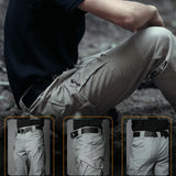 Men City Tactical Pants Combat Cargo Trousers Multi-pocket Waterproof Wear-resistant Casual Training Overalls Clothing