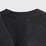 greatnfb  UNIZERA2024 Autumn and Winter New Women's Fashion 100 Pairs Asymmetric Scarf Short Knitted Coat Coat