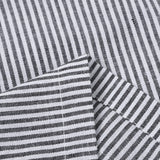 greatnfb  Summer Outfits For Women Stripe Cotton Linen Shirt Lapel Dress Long Sleeve Casual Loose Maxi Dresses Plus Size