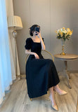 Clothes Black Woman Dress Midi Dresses for Women Graduation Korean Style Xxl One-piece Luxury Chic and Elegant Pretty Hot X