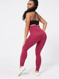 Hollow Out Sexy Gym  Leggings Of Women Skinny Stretch High Waist Autumn Pants