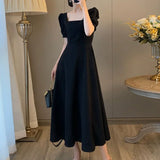 Clothes Black Woman Dress Midi Dresses for Women Graduation Korean Style Xxl One-piece Luxury Chic and Elegant Pretty Hot X