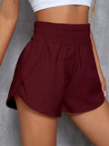 greatnfb Women Summer Fashion Sports Loose Shorts Elastic Waist Casual Solid Color Female Comfortable Shorts