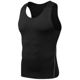 Gym Shirts for Men Sleeveless Tank Tops Workout Absorbent Quick-drying Compression Slimming Shapewear Men's Undershirt