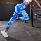 Women Print  Seamless Pants Leopard High Waist Leggings Thin Fitness Pant Push Up Legging Sports Pants Gym Workout Tights