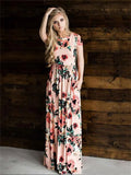 Maxi Dresses for Women Spring Summer Floral Print Boho Beach Ladies Dress Evening Party Elegant Sundress Vintage Long Dress