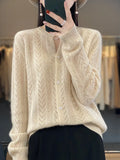 greatnfb Wool Cardigan Womens Clothing O-neck Sweater Mujer Long Sleeve Tops Knitwears Korean Fashion Style New In Outerwears Crochet