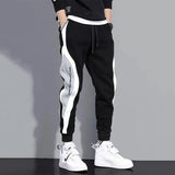 Men's Trousers Autumn Korean Version Plush Lining Jogging Military Cargo Pants Casual Sports Winter Thickened Jogging Pants