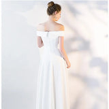 Luxury Elegant Wedding Guest Prestigious Evening Dresses Formal Vestidos De Fiesta Long Bridesmaid ORIENT EVEN Chiffon A-line