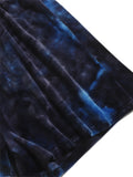 Plus Size Drawstring Waist Summer Casual Tie Dye Shorts Women Loose Wide Leg Knot Shorts Large Size Sports Shorts 6XL 7XL 8XL