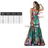 Sexy Beach Party Dresses For Women Boho Sexy Suspender Print Maxi Dress Sleeveless Long Skirt Fashion Woman Clothing Vestidos