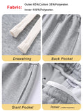 greatnfb  Spring Autumn Men Sweatpants Korean Fashion Sportswear Drawstring Wide Leg Straight Track Pants Cotton Casual Loose Trousers