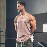 Brand gym clothing Men Bodybuilding and Fitness Stringer Tank Top Vest sportswear Undershirt muscle workout Singlets