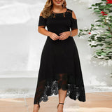 Oversized Long Dress for Women Clothing 2023 Summer Plus Size Elegant Vestidos Dress Female Party Black Formal Occas Dress