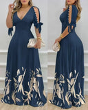 greatnfb Women Casual Elegant Cocktail Party Prom Luxury Evening Chic Formal Occasion Dresses Split Dance Split Maxi Gala Dress Clothes