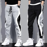 Men's Trousers Autumn Korean Version Plush Lining Jogging Military Cargo Pants Casual Sports Winter Thickened Jogging Pants