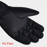 Men's Winter Ski Gloves - Windproof, Touchscreen Compatible, Water-Resistant with Cozy Warm Lining for Cycling & Running