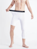 ComfyFit Asymmetric Compression Pants - Men's Skinny Fit Leggings for Outdoor Activities - Breathable, Stretchy, and Moisture-Wicking Comfort for Running, Hiking, and Fitness Enthusiasts
