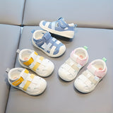 Casual Comfortable Sneakers For Baby Boys, Breathable Non-slip Walking Shoes For Summer