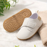 Comfortable Solid Color Sneakers For Baby Boys, Lightweight Non Slip Walking Shoes For Indoor Outdoor, Spring And Autumn