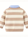 Boys' Fashion Sweater Cardigan - Soft, Cozy, and Versatile Two-Piece Top for Spring - Casual Pullover Shirt for Kids, New Season's Essential Wear for Boys