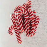 2pcs 33-Inch Extra Large Cane Aluminum Film Balloons - Vibrant Christmas Party Decorations with Durable Cane Handles - Perfect for Indoor Outdoor Festive Celebration Props